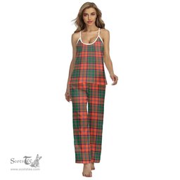 Scottish Stewart of Appin Ancient Clan Tartan Womens Cami Pajamas Set