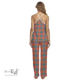 Scottish Robertson Ancient Clan Tartan Womens Cami Pajamas Set