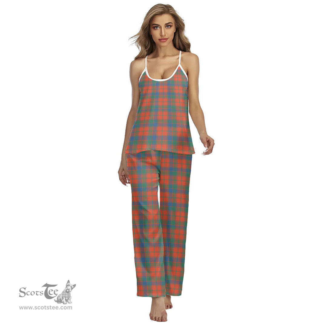 Scottish Robertson Ancient Clan Tartan Womens Cami Pajamas Set