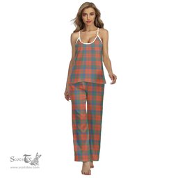 Scottish Robertson Ancient Clan Tartan Womens Cami Pajamas Set