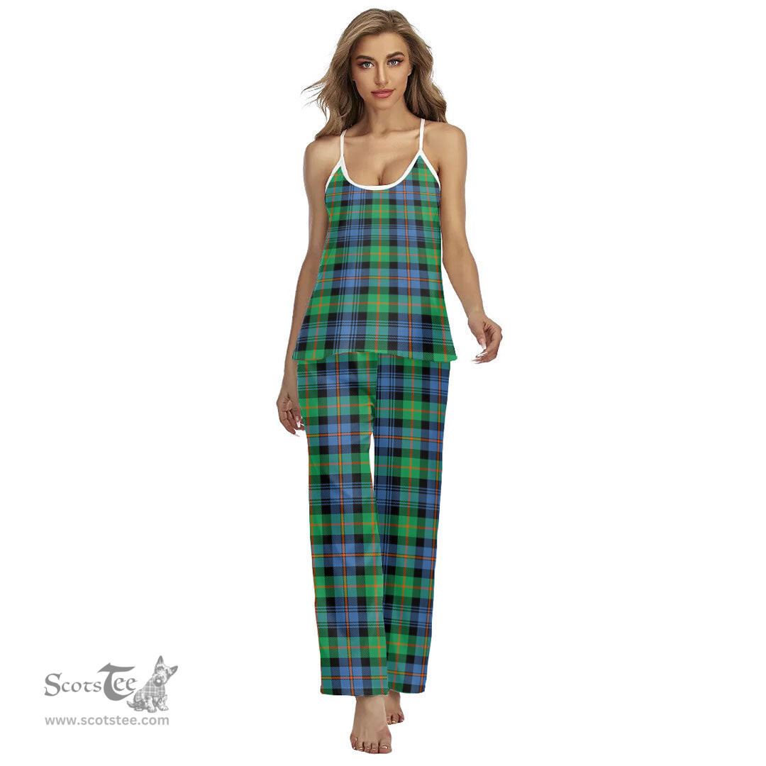 Scottish Murray of Atholl Ancient Clan Tartan Womens Cami Pajamas Set