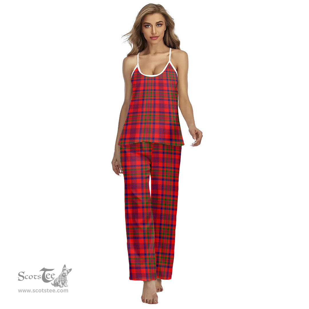 Scottish Murray of Tulloch Modern Clan Tartan Womens Cami Pajamas Set