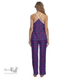 Scottish Pride of Glencoe Clan Tartan Womens Cami Pajamas Set