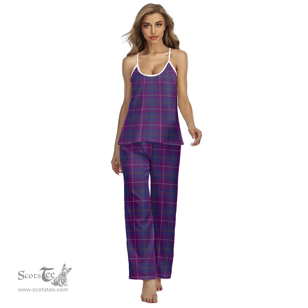 Scottish Pride of Glencoe Clan Tartan Womens Cami Pajamas Set