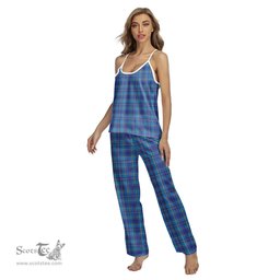 Scottish Mercer Modern Clan Tartan Womens Cami Pajamas Set