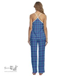Scottish Mercer Modern Clan Tartan Womens Cami Pajamas Set