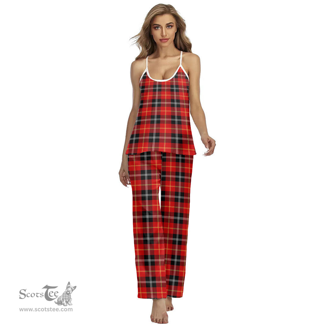 Scottish Marjoribanks Clan Tartan Womens Cami Pajamas Set