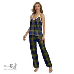 Scottish More Muir Clan Tartan Womens Cami Pajamas Set