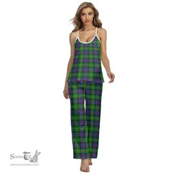 Scottish Tait Modern Clan Tartan Womens Cami Pajamas Set