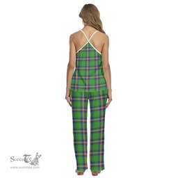 Scottish New Mexico Clan Tartan Womens Cami Pajamas Set