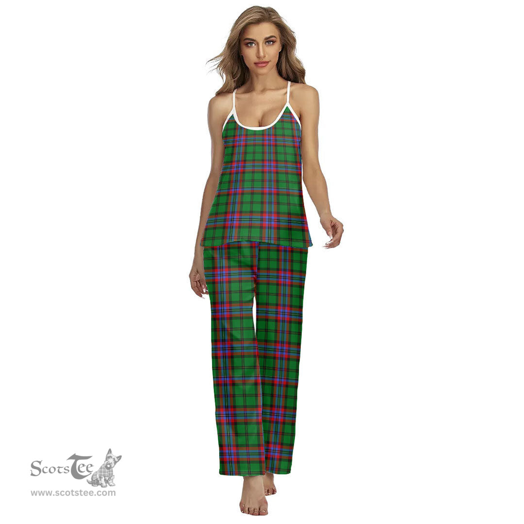 Scottish McGeachie Clan Tartan Womens Cami Pajamas Set