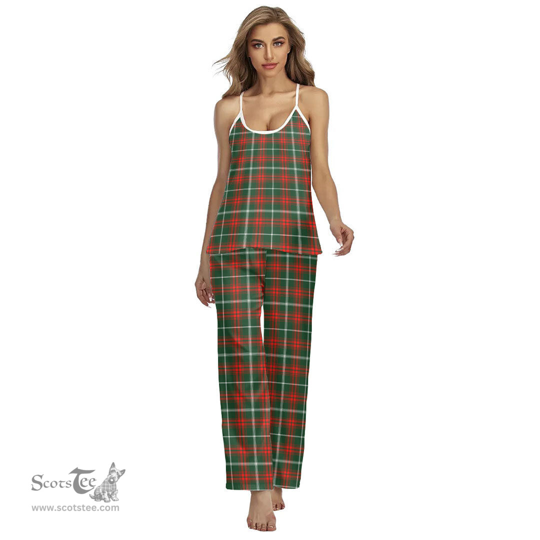 Scottish Princess Margaret Clan Tartan Womens Cami Pajamas Set