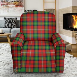 Scottish Bowie Ancient Clan Tartan Sofa and Chair Slipcover
