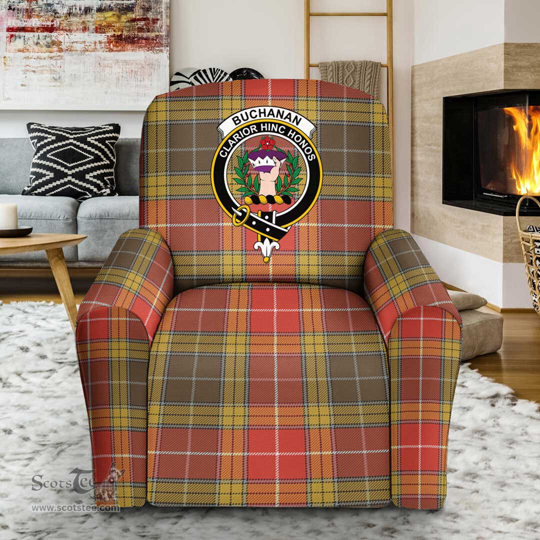 Scottish Buchanan Modern Clan Tartan Sofa and Chair Slipcover