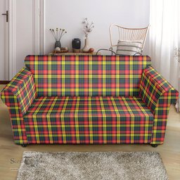 Scottish Buchanan Modern Clan Tartan Sofa and Chair Slipcover
