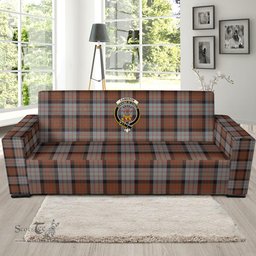 Scottish Cameron of Erracht Weathered Clan Crest Tartan Sofa and Chair Slipcover