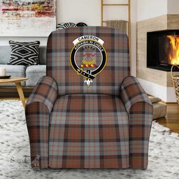 Scottish Cameron of Erracht Weathered Clan Crest Tartan Sofa and Chair Slipcover