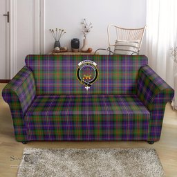Scottish Cameron of Erracht Modern Clan Crest Tartan Sofa and Chair Slipcover