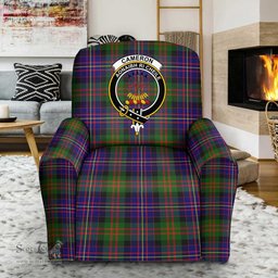 Scottish Cameron of Erracht Modern Clan Crest Tartan Sofa and Chair Slipcover