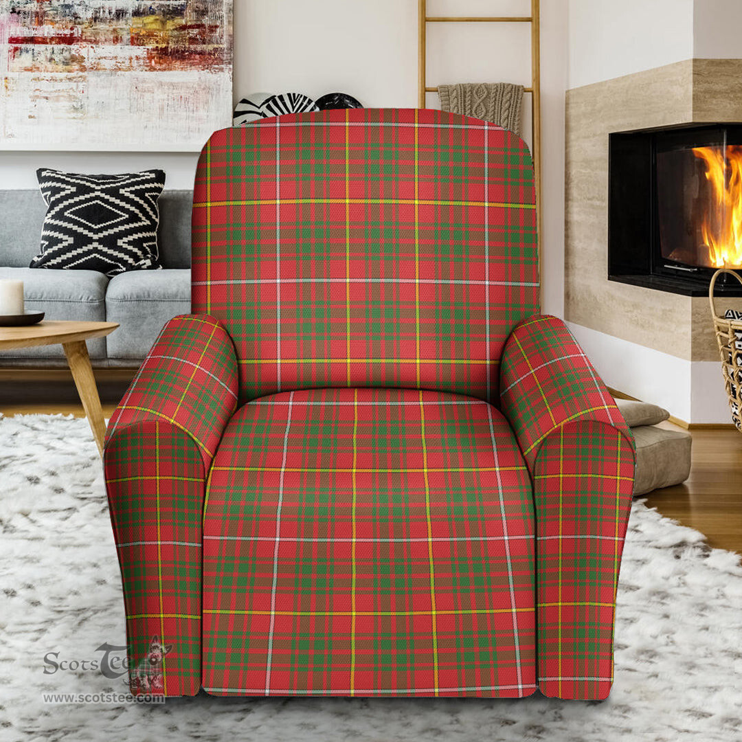 Scottish Bruce Modern Clan Crest Tartan Sofa and Chair Slipcover