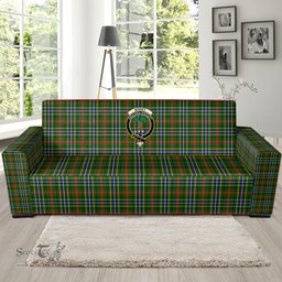 Scottish Bisset Clan Crest Tartan Sofa and Chair Slipcover