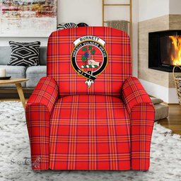 Scottish Burnett Modern Clan Crest Tartan Sofa and Chair Slipcover