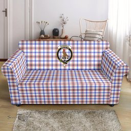 Scottish Boswell Modern Clan Crest Tartan Sofa and Chair Slipcover