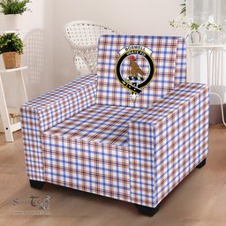 Scottish Boswell Modern Clan Crest Tartan Sofa and Chair Slipcover