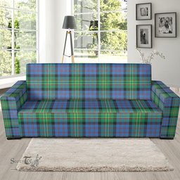 Scottish Bowie Ancient Clan Tartan Sofa and Chair Slipcover