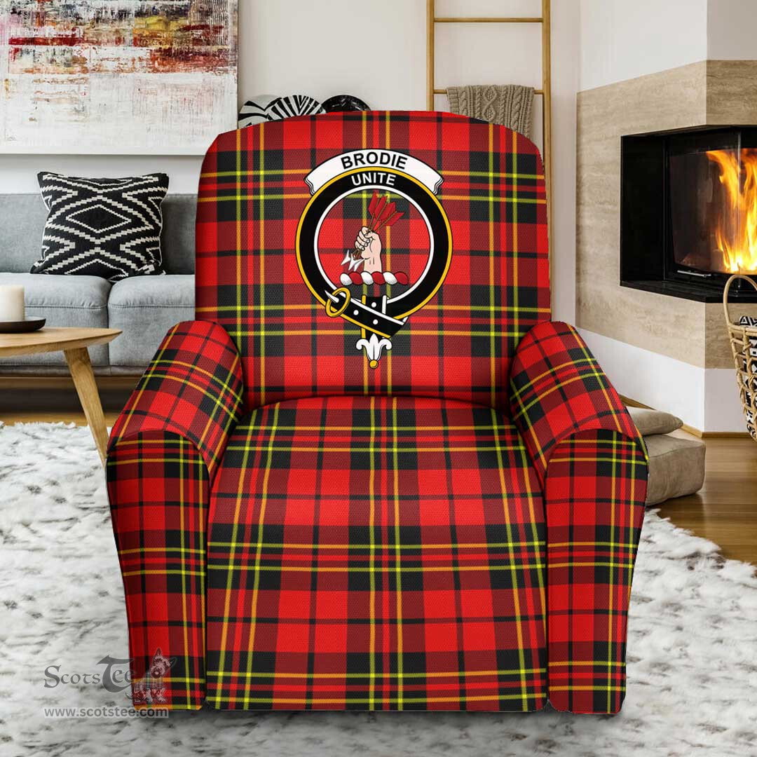 Scottish Brodie Modern Clan Crest Tartan Sofa and Chair Slipcover