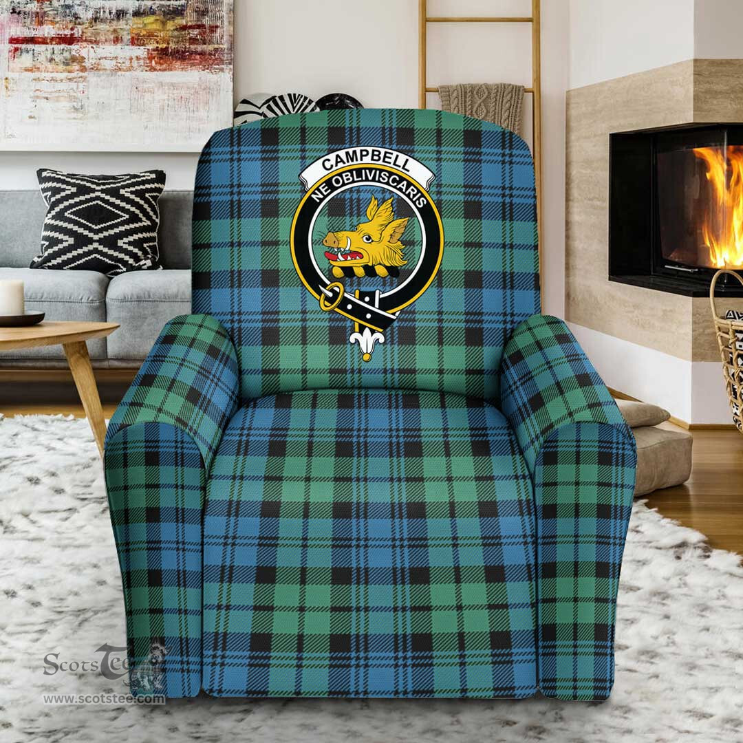 Scottish Cameron of Lochiel Modern Clan Tartan Sofa and Chair Slipcover