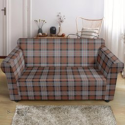 Scottish Cameron of Erracht Weathered Clan Tartan Sofa and Chair Slipcover