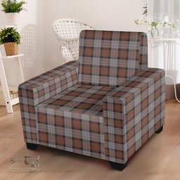 Scottish Cameron of Erracht Weathered Clan Tartan Sofa and Chair Slipcover