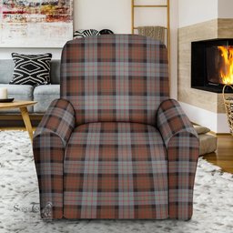 Scottish Cameron of Erracht Weathered Clan Crest Tartan Sofa and Chair Slipcover