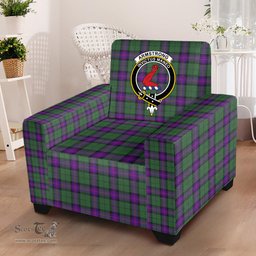 Scottish Armstrong Modern Clan Crest Tartan Sofa and Chair Slipcover