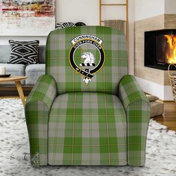 Scottish Cunningham Dress Blue Dancers Clan Tartan Sofa and Chair Slipcover