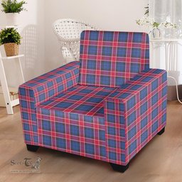 Scottish Graham of Menteith Red Clan Tartan Sofa and Chair Slipcover