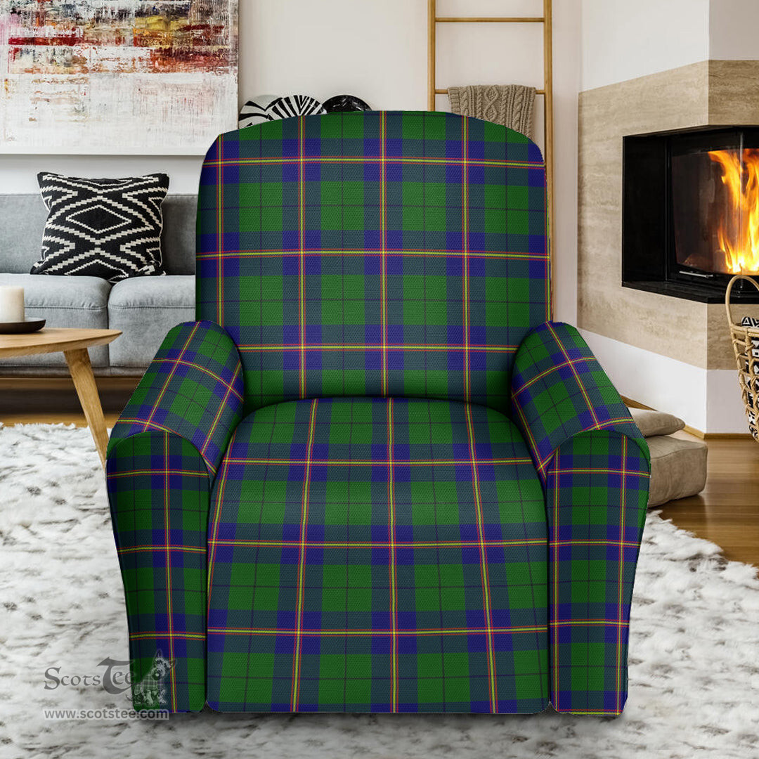 Scottish Carmichael Modern Clan Crest Tartan Sofa and Chair Slipcover