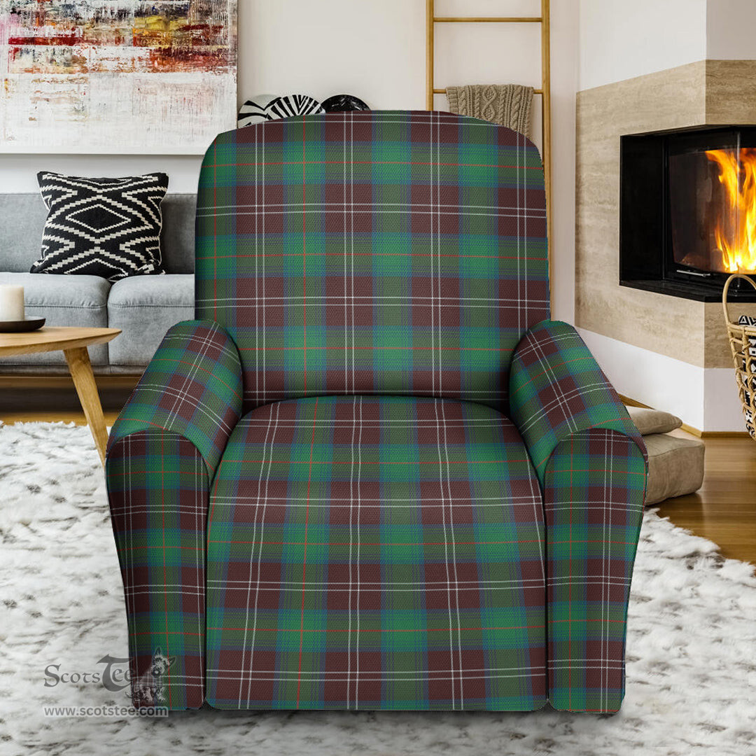 Scottish Chisholm Hunting Ancient Clan Crest Tartan Sofa and Chair Slipcover