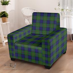 Scottish Dundas Modern Clan Tartan Sofa and Chair Slipcover