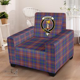 Scottish Chisholm Hunting Modern Clan Crest Tartan Sofa and Chair Slipcover