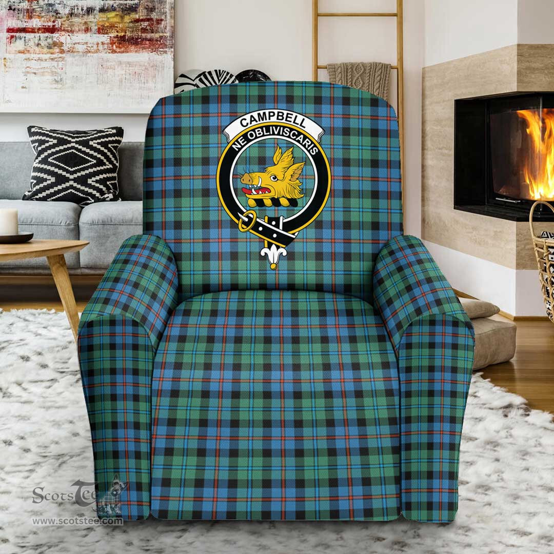 Scottish Campbell of Breadalbane Modern Clan Tartan Sofa and Chair Slipcover