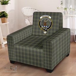 Scottish Davidson Tulloch Dress Clan Crest Tartan Sofa and Chair Slipcover