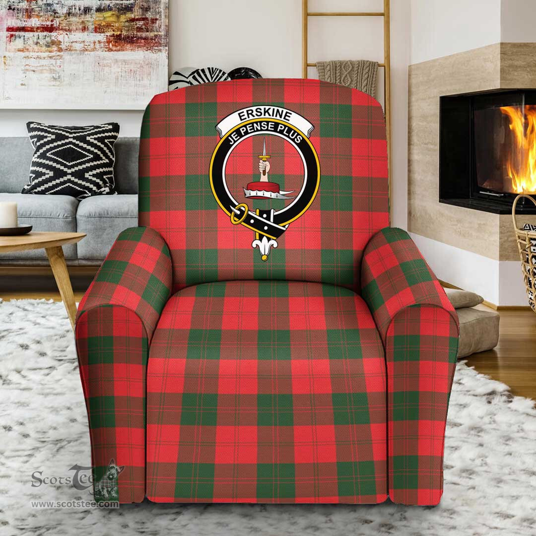 Scottish Erskine Modern Clan Crest Tartan Sofa and Chair Slipcover