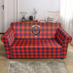 Scottish Fraser Modern Clan Crest Tartan Sofa and Chair Slipcover