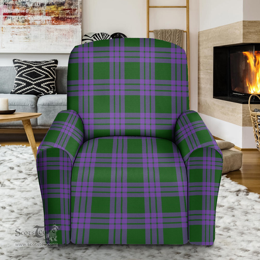 Scottish Elphinstone Clan Crest Tartan Sofa and Chair Slipcover