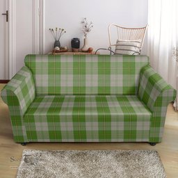 Scottish Cunningham Dress Green Dancers Clan Tartan Sofa and Chair Slipcover