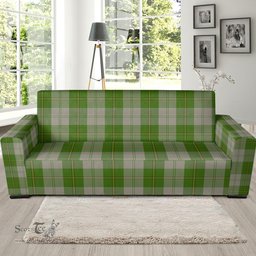 Scottish Cunningham Dress Green Dancers Clan Tartan Sofa and Chair Slipcover