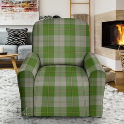 Scottish Cunningham Dress Green Dancers Clan Crest Tartan Sofa and Chair Slipcover