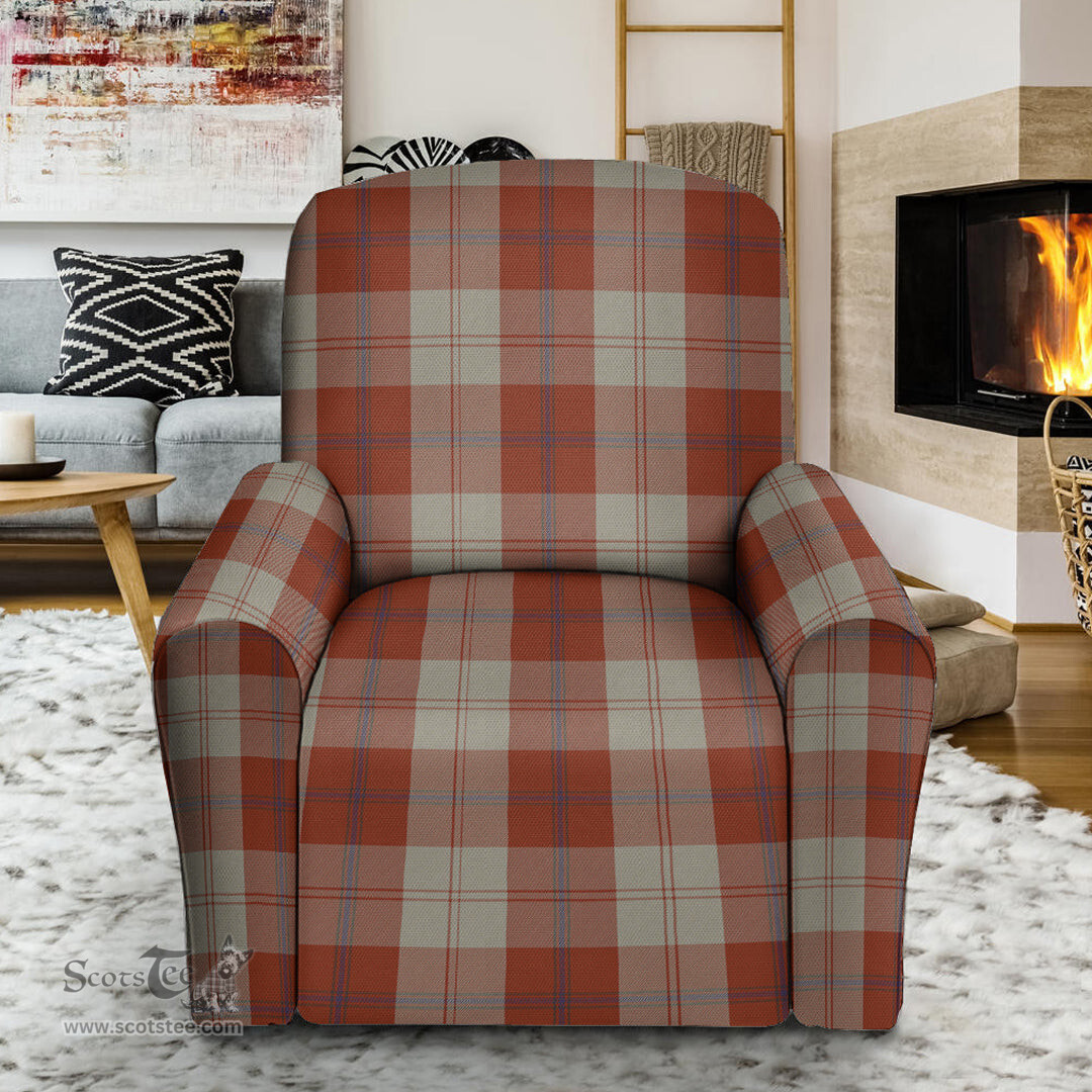 Scottish Davidson Dress Dancers Clan Crest Tartan Sofa and Chair Slipcover